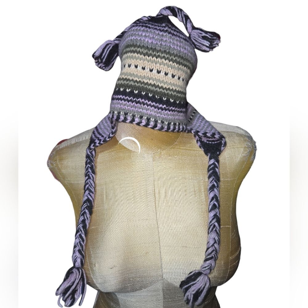 Charming Knit Hat with Earflaps